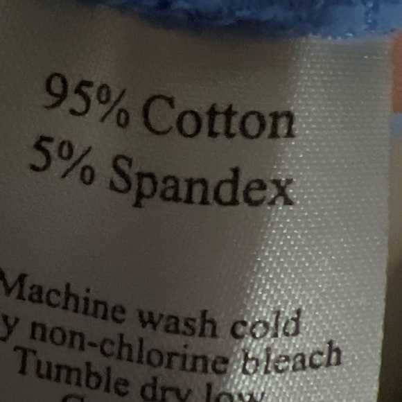 Duffield Lane Blue Ruffled 3/4 Sleeve Blouse - Picture 3 of 3